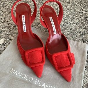 Manolo Blahnik Maysli Slingback Pumps
